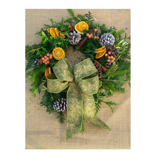Christmas Wreath Workshop: 1 Dec PM - Hardy's Cottage Garden Plants