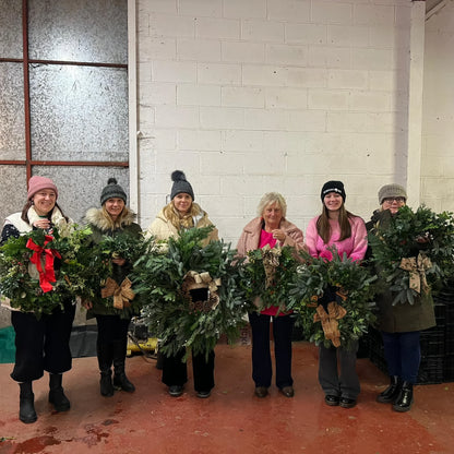 Christmas Wreath Workshop: 1 Dec PM - Hardy's Cottage Garden Plants