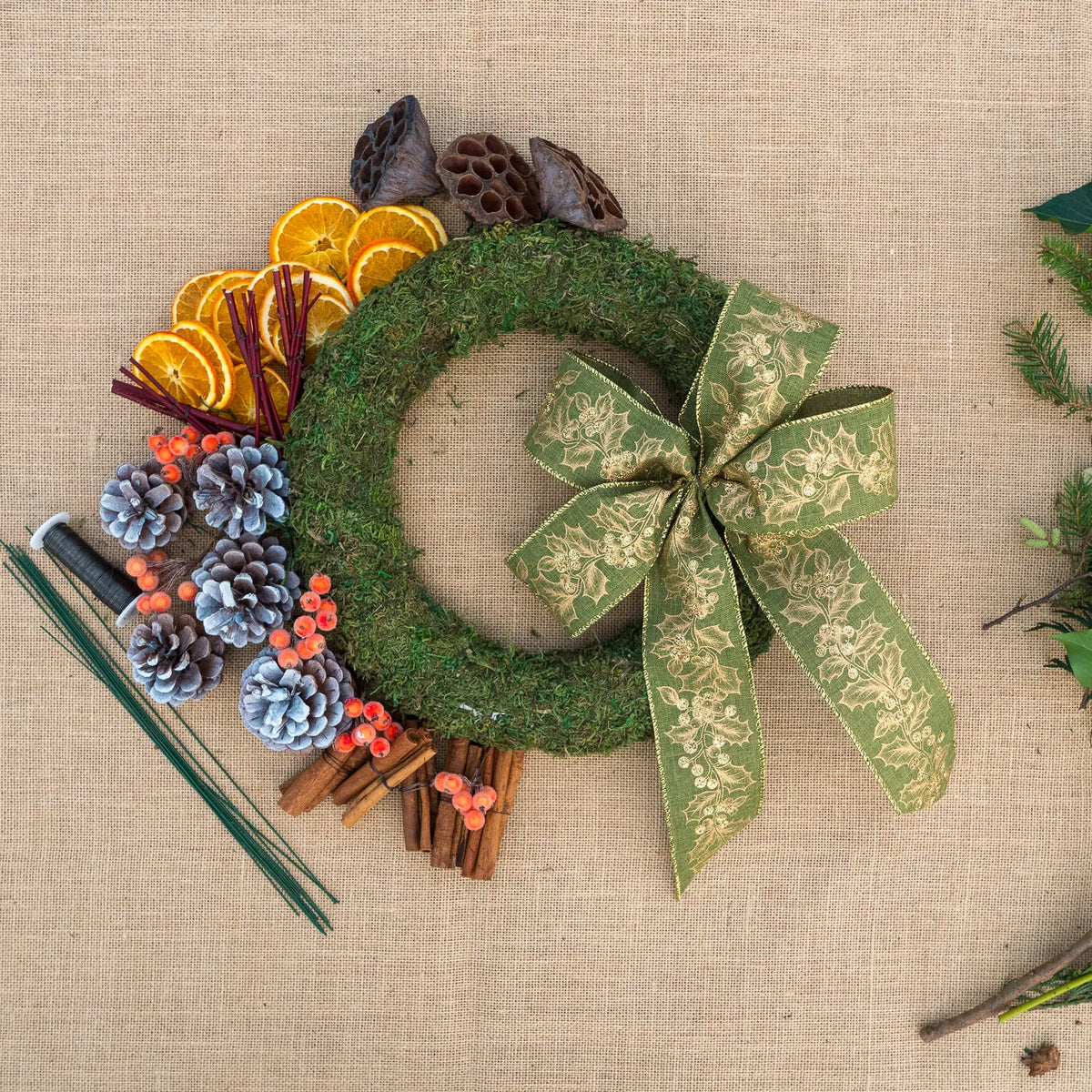 Christmas Wreath Workshop: 1 Dec PM - Hardy's Cottage Garden Plants