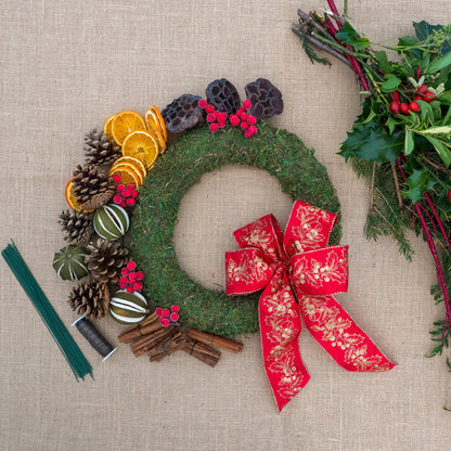 Christmas Wreath Workshop: 1 Dec PM - Hardy's Cottage Garden Plants