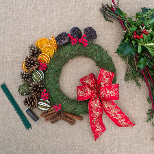 Christmas Wreath Workshop: 1 Dec PM - Hardy's Cottage Garden Plants